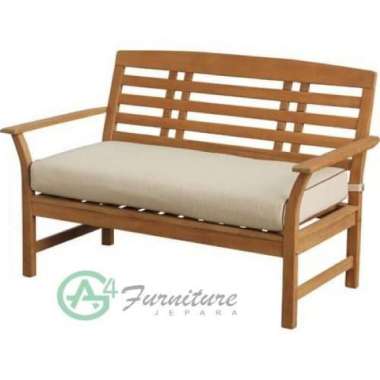 Kursi Teras Panjang Kayu Jati Calila 3 Seater