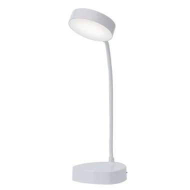 Lampu Belajar Stand Baterai Isi Ulang USB Putih