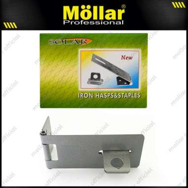 SOLAR Overval Metalik 3" Tempat Gembok Grendel Pintu Overpal Plat Besi