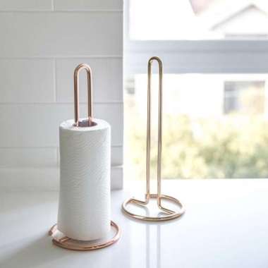 Tempat Tisu Gulung / Nordic Ktichen metal Paper Towel Rack Dining Table