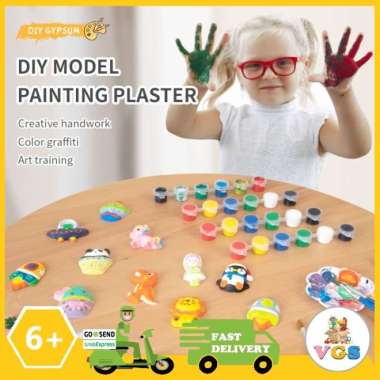 Mainan Edukasi Anak DIY Mould & Painting Dino