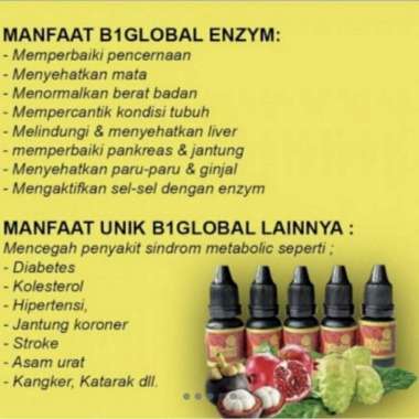 B1Global enzyme 10ml original