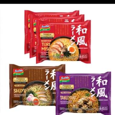 Indomie PREMIUM Collection Japanese :Tori Miso/ Shoyu Ramen/ Takoyaki TORI MISO