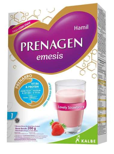 Promo Harga Prenagen Emesis Lovely Strawberry 200 gr - Blibli