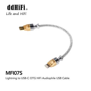ddHiFi MFi07S OTG HiFi Lightning to USB-C Cable