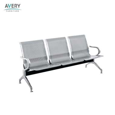 Avery - AC301 - Kursi Bandara / Kursi Tunggu 3 Dudukan KB-3K KB-3K - Hitam
