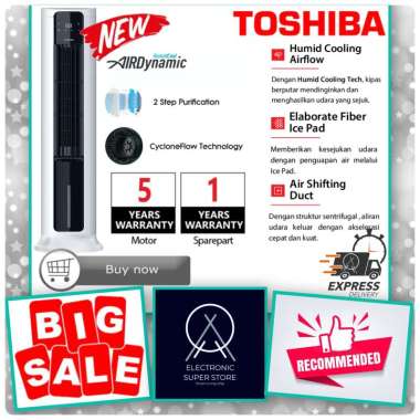 AIR COOLER TOSHIBA F-AEZ80ID AEZ80 LED DISPLAY TOUCH KEY PRESS COOLERS TOSHIBA 7L TOWER AIR COOLER T