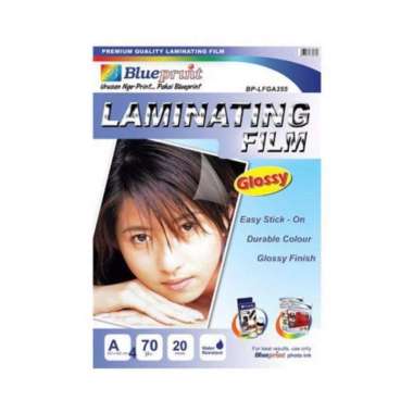Blueprint Laminating Glossy Film A4 Plastik Laminasi berkualitas