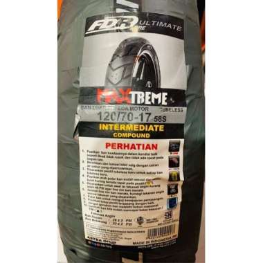 Ban FDR 120/70-17 MAXTREME INTERMEDIATE COMPOUND TUBELESS