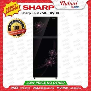 KULKAS 2 PINTU SHARP 256 LITER SJ-317MG-DB/DP