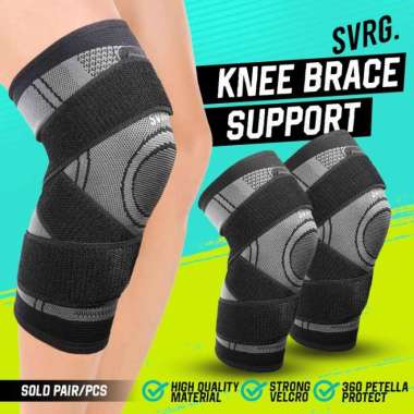 SVRG. Knee Brace Support - Patella Compression Protector - Deker Lutut Knee Brace Pcs L