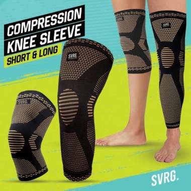 SVRG. Knee Sleeve - Compression Pad - Deker Pelindung Lutut Knee Long Pair S