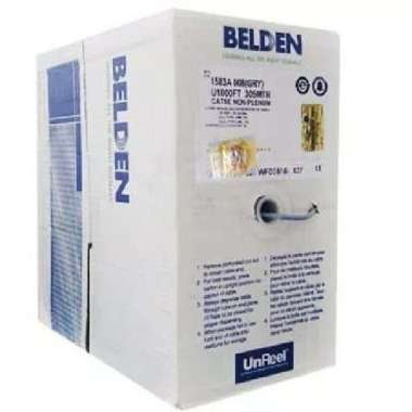 Kabel Jaringan LAN UTP Cat 5e Cat5e Belden USA Original Per Meter Kabel Saja