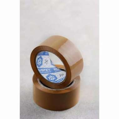 Opp Dus/ Lakban Dus 2inch/ 48mm Bening/ Coklat Rusfet Cokelat