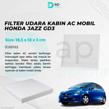 Filter Udara Kabin AC Mobil Honda Jazz GD3 - E185183