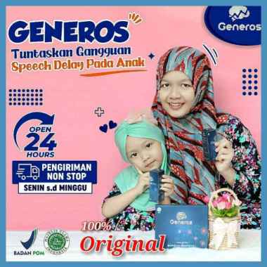 1 BOX GENEROS VITAMIN OTAK - GENEROS SPEECH DELAY - GENEROS TELAT BICARA