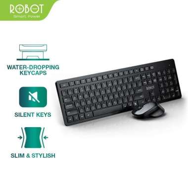 WIRELESS KEYBOARD AND MOUSE COMBO KM4000