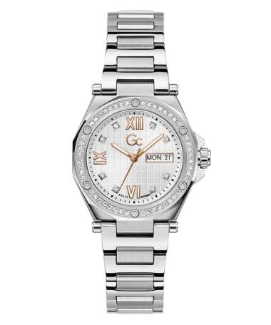 GC Z20003L1MF - GC Legacy Lady Mid Size Silver Metal Watch Original