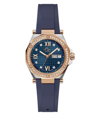 GC Z20005L7MF - GC Legacy Lady Mid Size Blue Silicon Watch Original