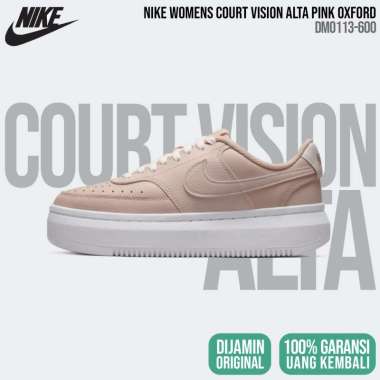 Nike Court Vision Alta [DM0113-600] Pink Oxford Womens Original BNIB - Sepatu Wanita 39