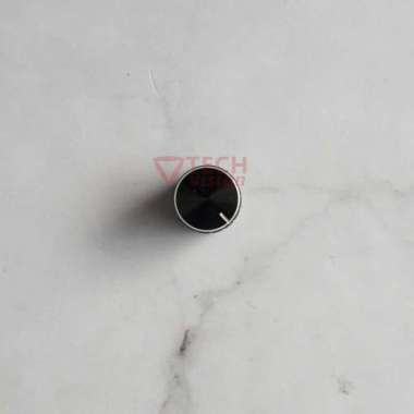 Knop Potensio Kecil Hitam Kilat 14mm x 17mm Knob Amplifier (14x17) Hitam