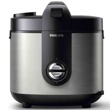 PHILIPS HD3138/33 - Rice Cooker 2L Premium Plus Silver Bakuhanseki