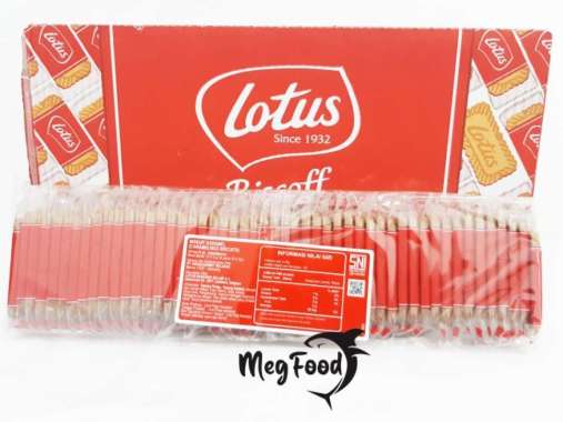 Biscuit Lotus Biscoff|Biskuit Karamel Isi 50pcs-312g