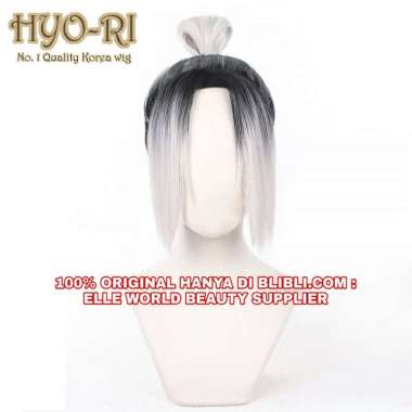 READY STOCK STYLED - WIG COSPLAY ANIME BLUELOCK ANIME BLUE LOCK WIG GIN GAGAMARU WIG GAGAMARU GIN WI