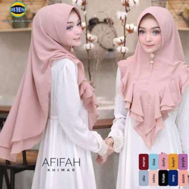 KHIMAR JILBAB AFIFAH REMPEL HIJAB SYARI KHIMAR/ HIJAB INSTAN COKSU