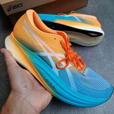 Asics Metaspeed Edge+ Island Blue Orange Pop