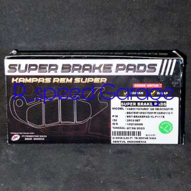 KAMPAS REM DEPAN BRT BEAT SCOOPY SPACY VARIO 110 FI STATER KASAR