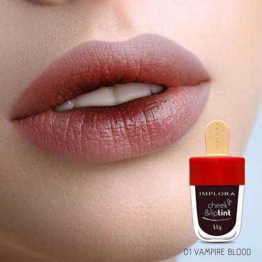 IMPLORA CHEEK & LIP TINT 5.5GR 01 Vampire Blood