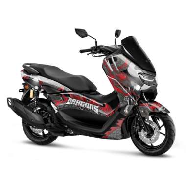 Stiker Full body Decal Nmax OLD 2015-2019 NEW 2020-2023 Grafis Dragon OLD NMAX Hitam