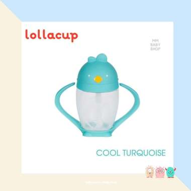Lollacup Straw Sippy Cup Turqoise