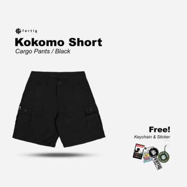 Fertig - Kokomo Black - Cargo Short Ripstop - Cargo