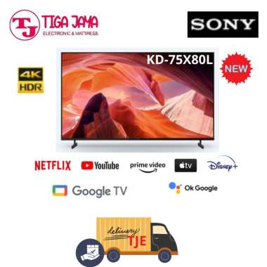 SONY KD-75X80L BRAVIA 2023 4K HDR SMART GOOGLE TV 75 INCH 75X80L SONY 75 INCH SONY SMART 4K