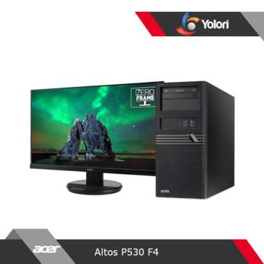 Acer Altos P530 F4 XG-5220 128GB 512GB+8GB 8GB + 23.8" Monitor