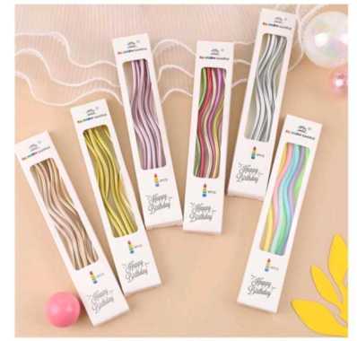 Lilin kue ulang tahun warna warni tanpa asap lilin ulang tahun