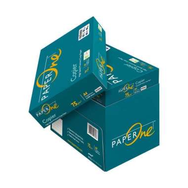New PaperOne Kertas A4 75gr Copier 1 Box (2500 lembar) Kertas HVS A4 Kertas Fotocopy