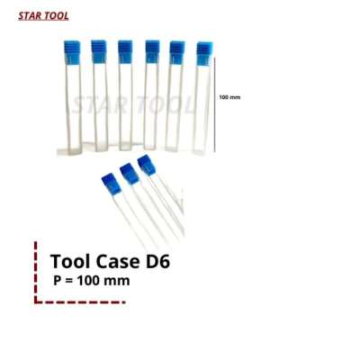 Tool Case D6 x 100mm Tempat Endmill Drill Stepdrill