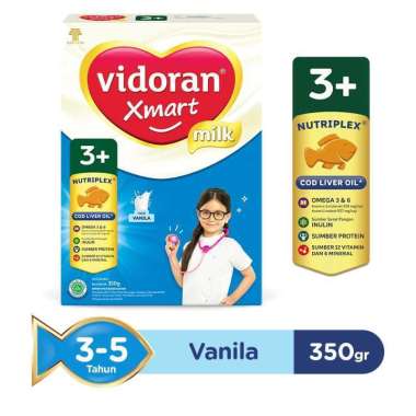 Promo Harga Vidoran Xmart 3 Vanilla 350 gr - Blibli
