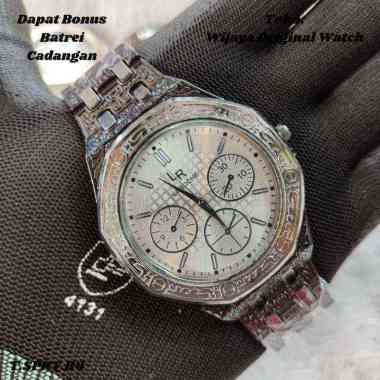 LAROCHE - JAM TANGAN PRIA ELEGAN - JAM TANGAN UNTUK PESTA - LENGKAP VARIASI CRONO OFF - JARUM ANALOG