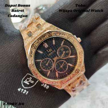 LAROCHE - JAM TANGAN PRIA ELEGAN - JAM TANGAN UNTUK PESTA - LENGKAP VARIASI CRONO OFF - JARUM ANALOG