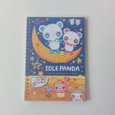 Block Notes Garis Kenko A5 RN IP01C 21x15cm 50 Lembar (College Notebook Oranye Spiral Ring) - 1 Buah