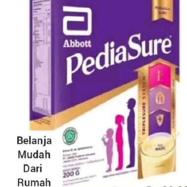 PEDIASURE 200 gram Susu Penambah Nafsu Makan dan Berat Badan Anak Vanila