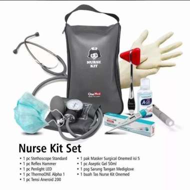 Nurse kit set onemed / perlengkapan perawat / perlengkapan bidan