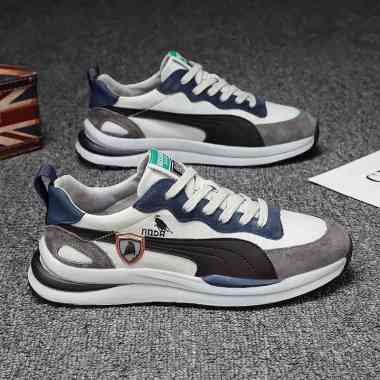 Supervice Sepatu Sneaker Import Original Sepatu Olahraga kuat dan lentur (MG ROON) 42 gray