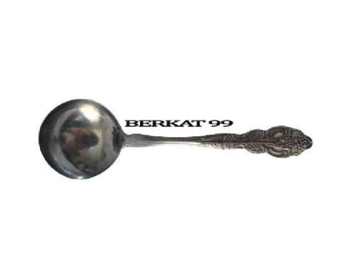 IRUS / SENDOK SAYUR STAINLESS STEEL KECIL UKIR