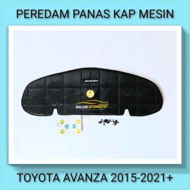 Peredam Panas Suara Kap Mesin Mobil Toyota Avanza 2015-2021 Ori Vtech Hitam dan Silver