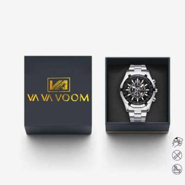 2383 Jam Tangan Pria Original Luxury Anti Air Stainless Steel Analog Quartz Watch 2383-H